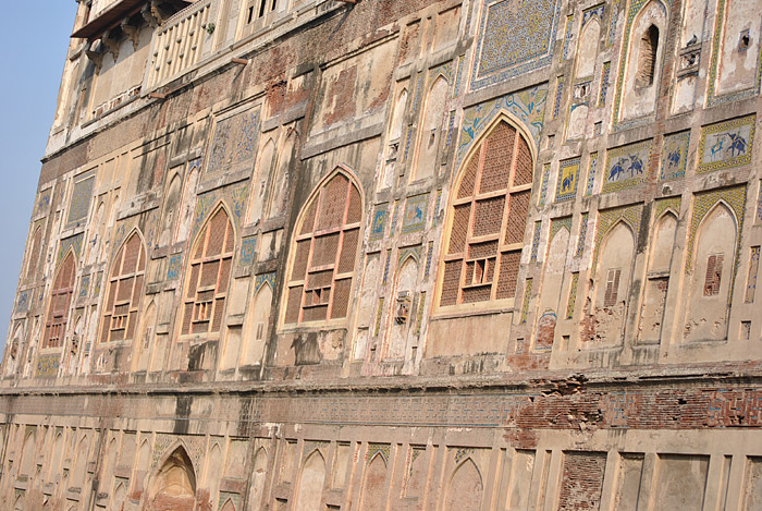 Paint Wall, Lahore Fort, Lahore, Pakistan